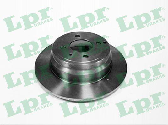 LPR V1291P Rear brake disc, non-ventilated V1291P