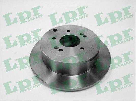 LPR H2007P Rear brake disc, non-ventilated H2007P