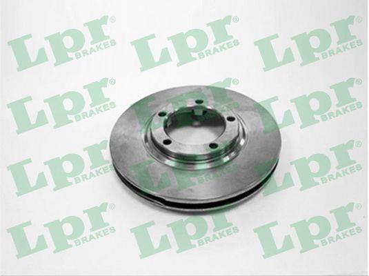 LPR H2124V Front brake disc ventilated H2124V