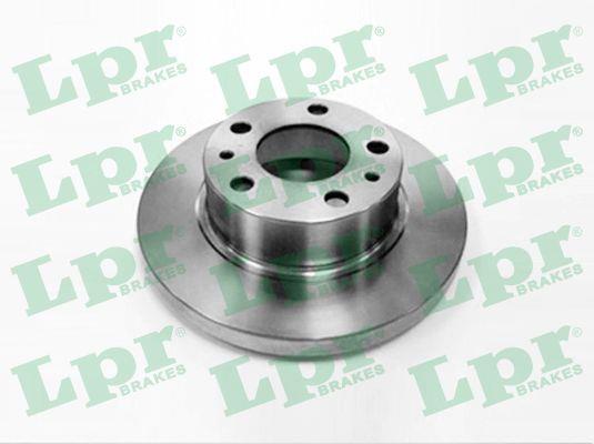 LPR I2141P Unventilated front brake disc I2141P
