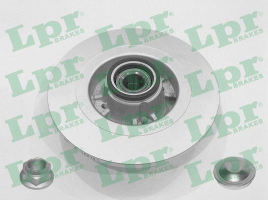 LPR R1031PRCA Rear brake disc, non-ventilated R1031PRCA