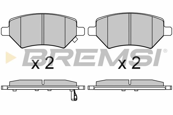 Bremsi BP3656 Brake Pad Set, disc brake BP3656