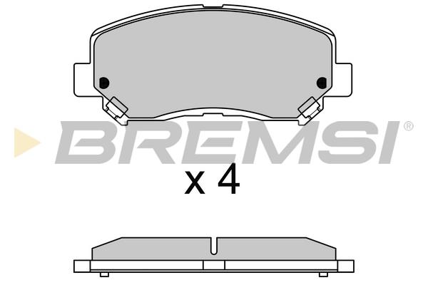 Bremsi BP3635 Brake Pad Set, disc brake BP3635