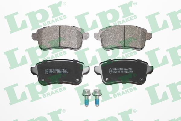 LPR 05P2014 Brake Pad Set, disc brake 05P2014