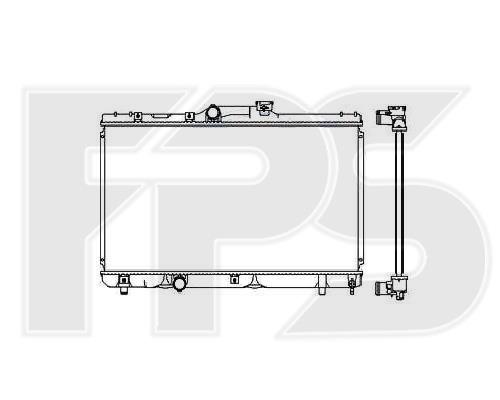 FPS FP 70 A537-X Radiator, engine cooling FP70A537X