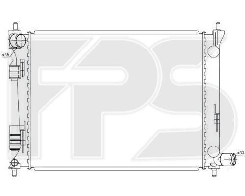 FPS FP 32 A364-X Radiator, engine cooling FP32A364X