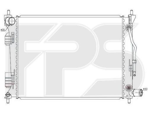 FPS FP 32 A372-X Radiator, engine cooling FP32A372X