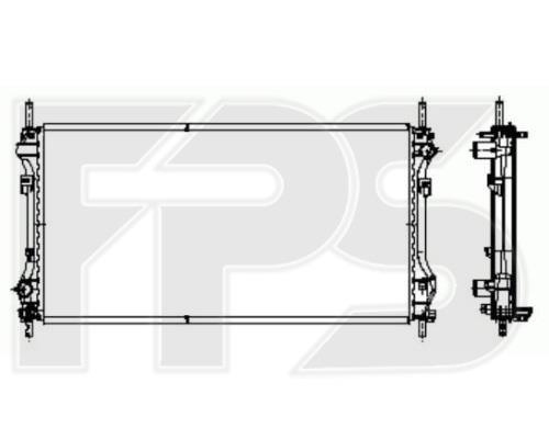 FPS FP 28 A740 Radiator, engine cooling FP28A740