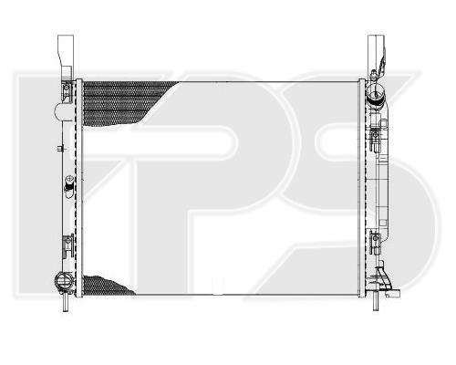 FPS FP 56 A55-X Radiator, engine cooling FP56A55X