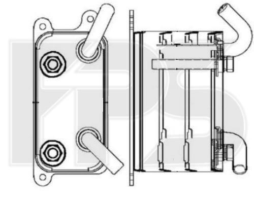 FPS FP 74 B51-X Oil cooler FP74B51X