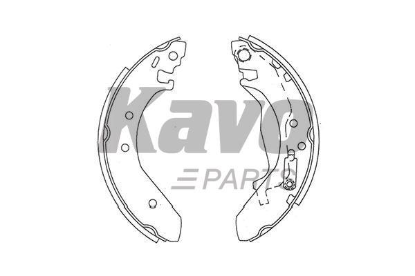 Brake shoe kit MG: KBS2911 Kavo parts Brake shoe set