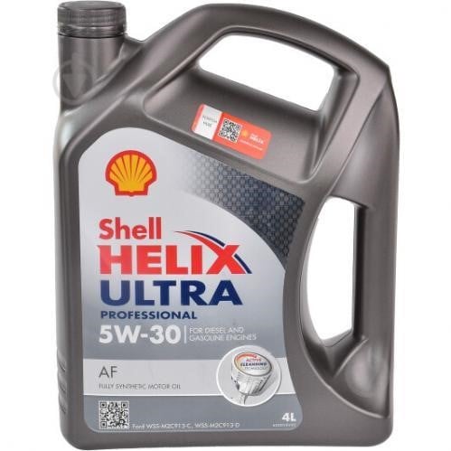 Shell 550040661 Engine oil Shell Helix Ultra Professional AF 5W-30, 4L 550040661