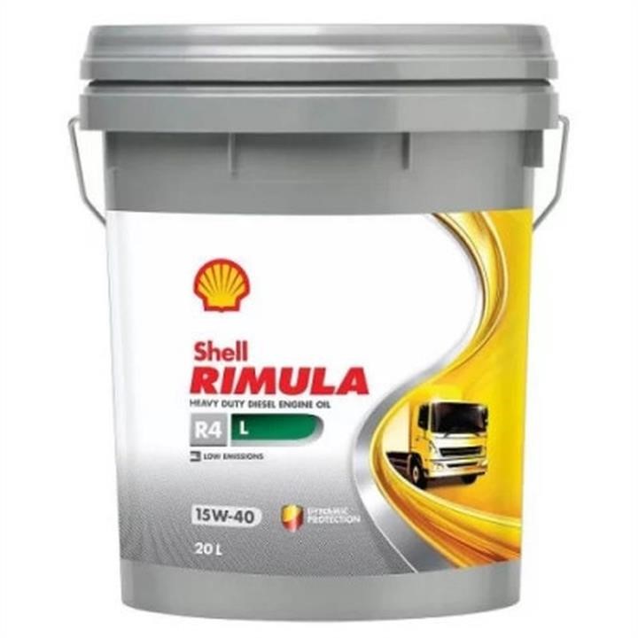 Shell 550027375 Engine oil Shell Rimula R4L 15W-40, 20 L 550027375