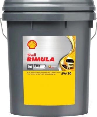 Shell 550043092 Engine oil SHELL HELIX RIMULA R6 LME 5W-30, API SN/CK-4, ACEA E6/E7/E9, 20L 550043092