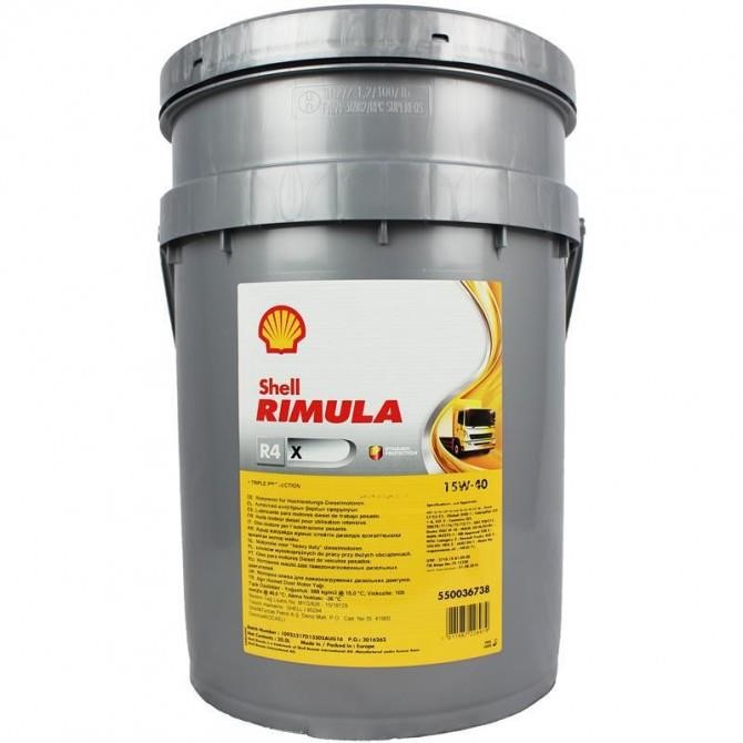 Shell 550036840 Engine oil Shell Rimula R4X 15W-40, 20 l 550036840