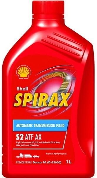 Shell SPIRAX S2 ATF AX 1L Gear oil Shell Spirax S2 ATF AX, 1 l SPIRAXS2ATFAX1L