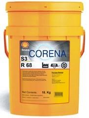 Shell CORENAS3R68 20L Compressor oil Shell Corena S3 R 68, 20 l CORENAS3R6820L