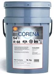 Shell CORENAS4R68 20L Compressor oil Shell Corena S4 R 68, 20 l CORENAS4R6820L