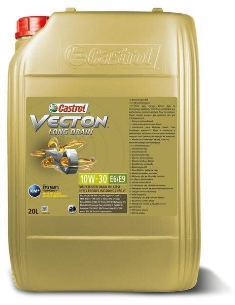 15B383 Castrol Engine Oil CASTROL VECTON LONG DRAIN E6/E9 10W-30, API CJ4, ACEA E6/E7/E9, 20L