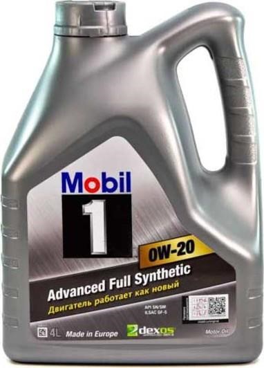 Mobil 155252 Engine oil Mobil 1 Fuel Economy 0W-20, 4L 155252