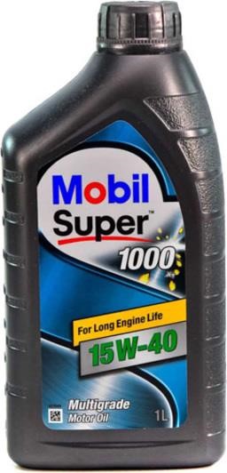 Mobil 154847 Engine oil Mobil Super 1000 X1 15W-40, 1L 154847