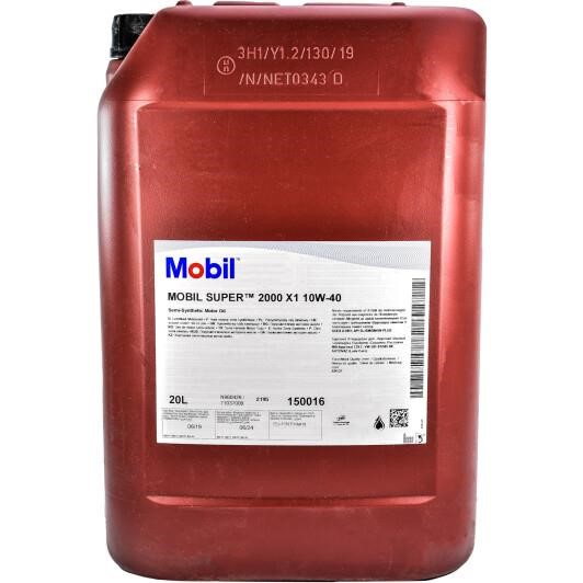 Mobil 155052 Engine oil Mobil Super 2000 x1 10W-40, 20L 155052