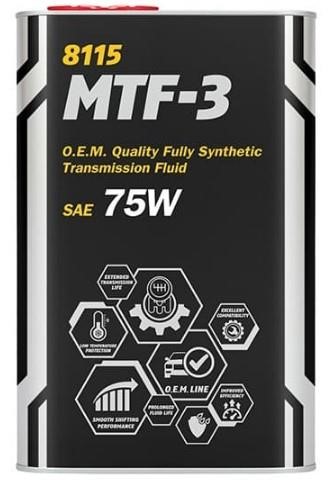 Mannol MN8115-1ME Transmission oil MANNOL MTF-3 OEM 75W GL-4, 1 l MN81151ME