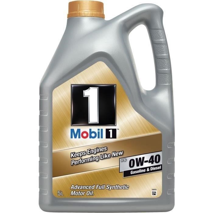 Mobil 153669 Engine oil Mobil 1 Full Synthetic 0W-40, 5L 153669