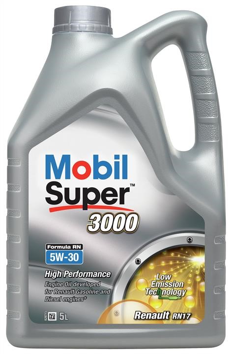 Mobil 155775 Engine oil Mobil Super 3000 Formula RN 5W-30, 5L 155775
