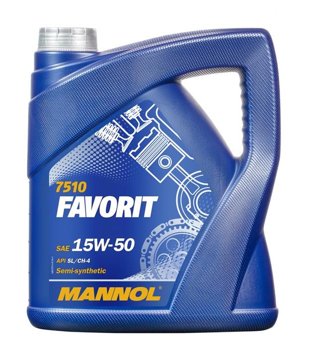 Mannol MN7510-4 Engine oil Mannol 7510 Favorit 15W-50, 4L MN75104