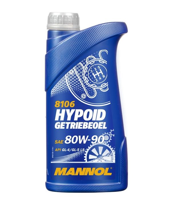 Mannol 4036021101064 Transmission oil MANNOL 8106 Hypoid Getriebeoel 80W-90 API GL-4/GL-5 LS, 1 l 4036021101064