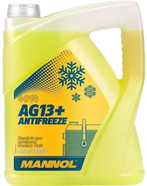 Mannol 4036021157825 Frostschutzmittel MANNOL Antifreeze Advanced 4014 AG13+ gelb, gebrauchsfertig -40C, 5 l 4036021157825