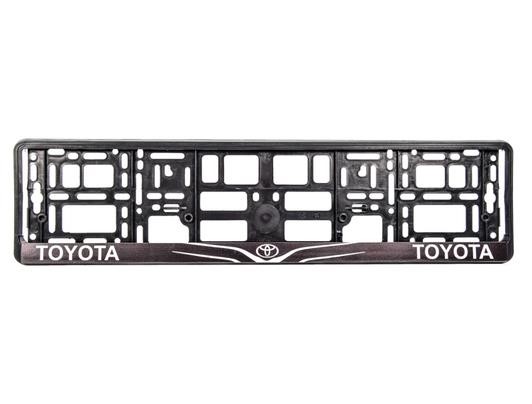 Winso 19.2 Frame for number plate, Toyota (Black) 192