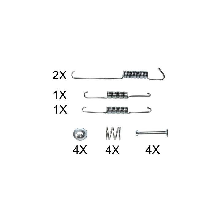 ABS 0002Q Mounting kit brake pads 0002Q