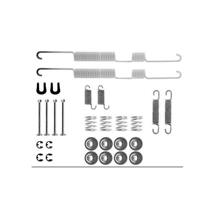 ABS 0730Q Mounting kit brake pads 0730Q