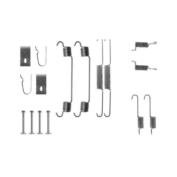 Rear brake pad fitting kit Mazda 323 C: 0675Q ABS Brake pad fitting kit