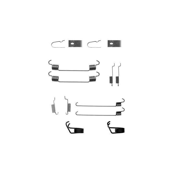 Brake pad accessory kit Mazda 323 S: 0799Q ABS Brake pad fitting kit