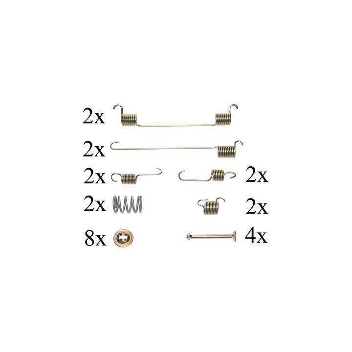 Brake pad fitting accessory Mazda Demio: 0802Q ABS Brake pad fitting kit