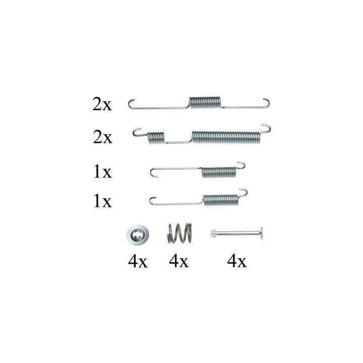 ABS 0824Q Mounting kit brake pads 0824Q