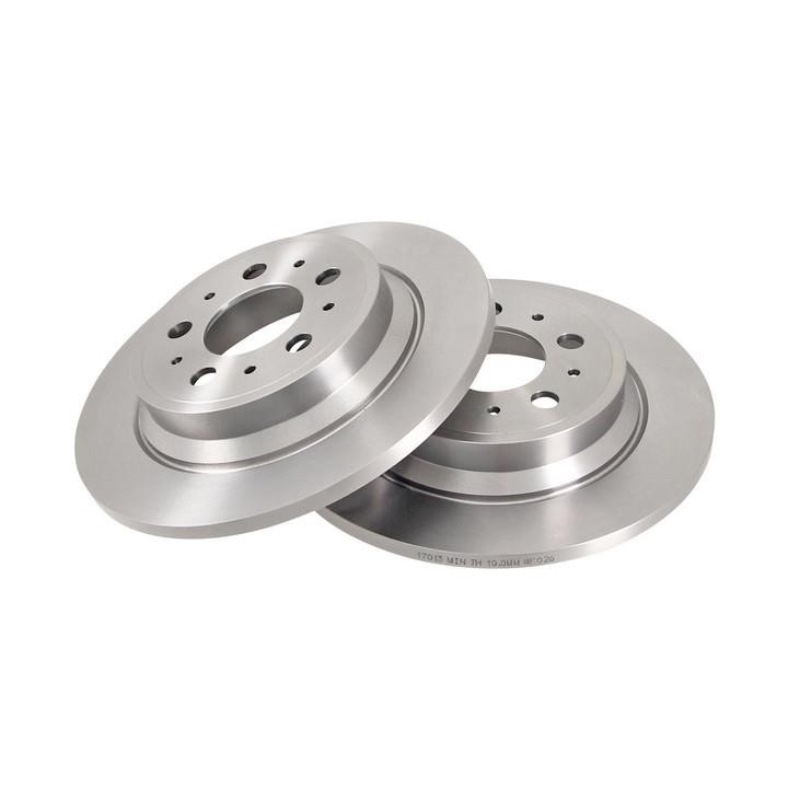ABS 17013 Rear brake disc, non-ventilated 17013