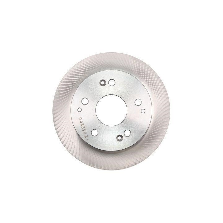 ABS 17381 Rear brake disc, non-ventilated 17381