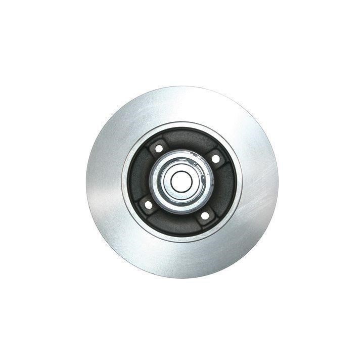 ABS 17631C Rear brake disc, non-ventilated 17631C