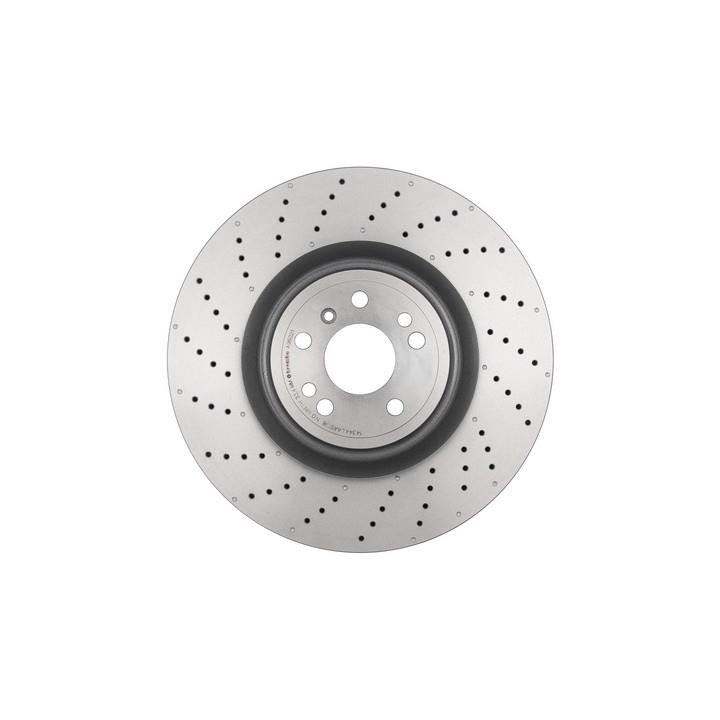 ABS 18252 Front brake disc ventilated 18252