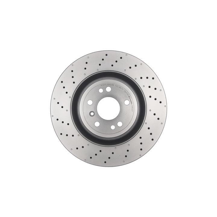 ABS 18253 Front brake disc ventilated 18253