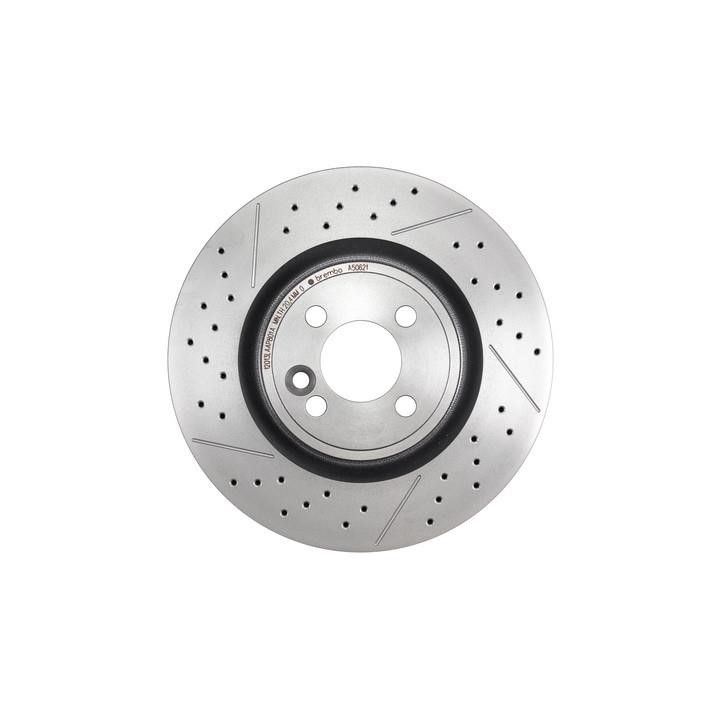ABS 18297 Front brake disc ventilated 18297