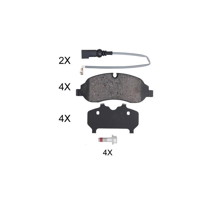 Disc brake pad set Ford Transit Custom: 35075 ABS Brake pad set
