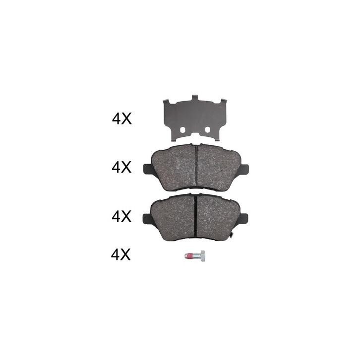 ABS 37956 Brake Pad Set, disc brake 37956