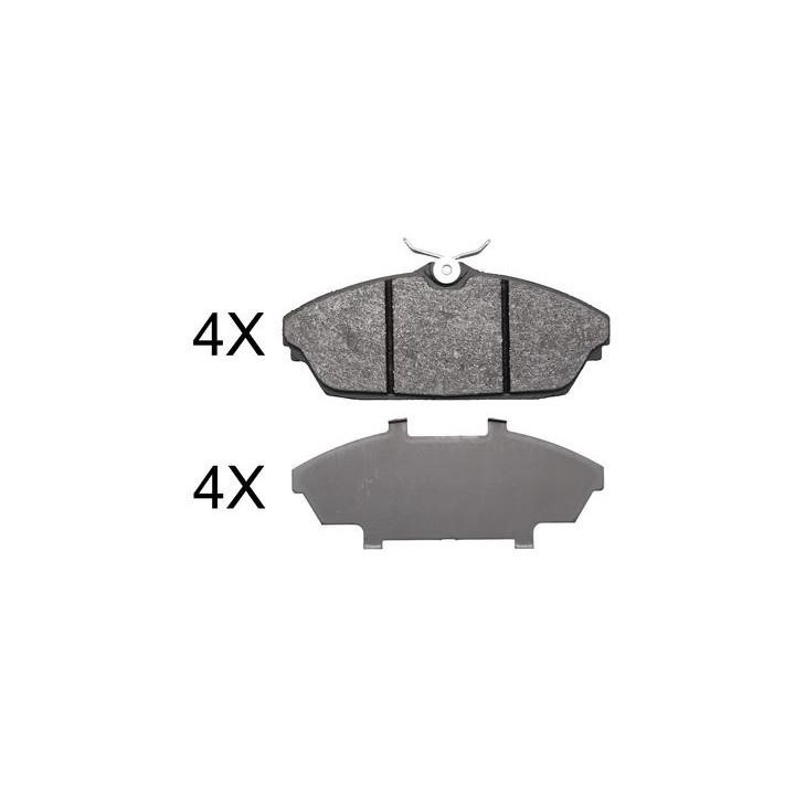 ABS 37889 Brake Pad Set, disc brake 37889