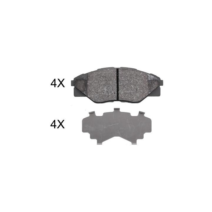 ABS 37937 Brake Pad Set, disc brake 37937