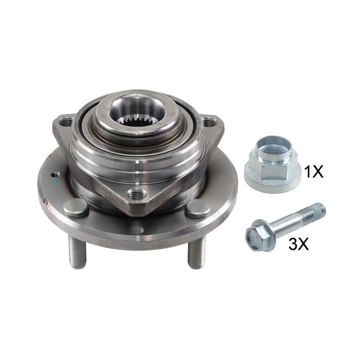 ABS 201175 Wheel hub with front bearing 201175